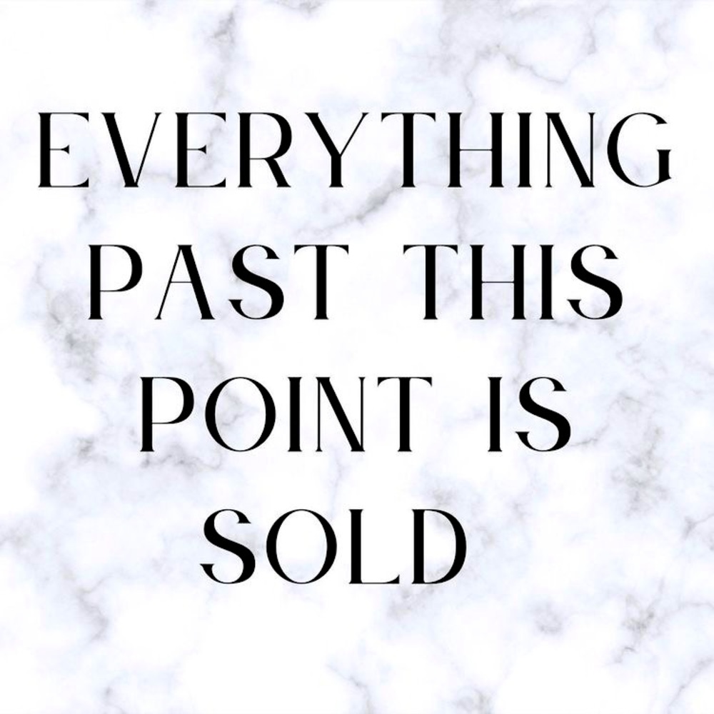 SOLD ❤️